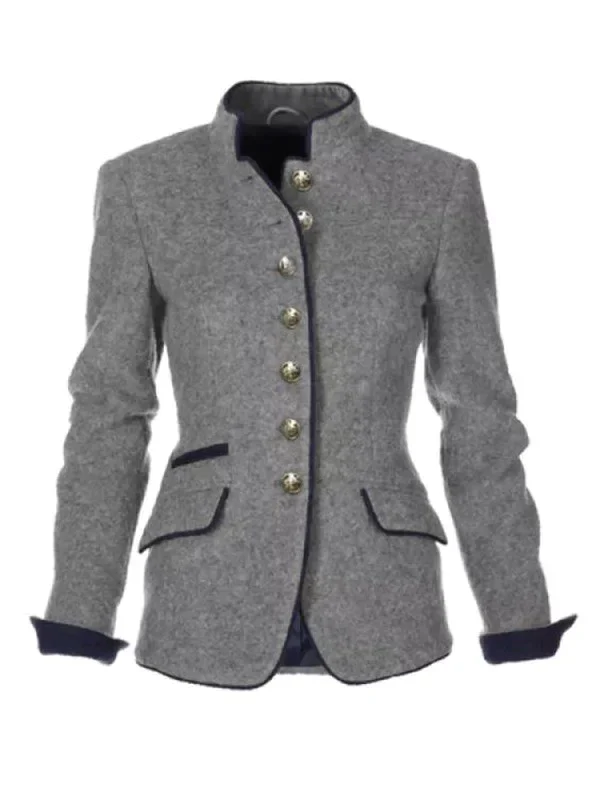 Women's Vintage Style Blazer | Button Closure