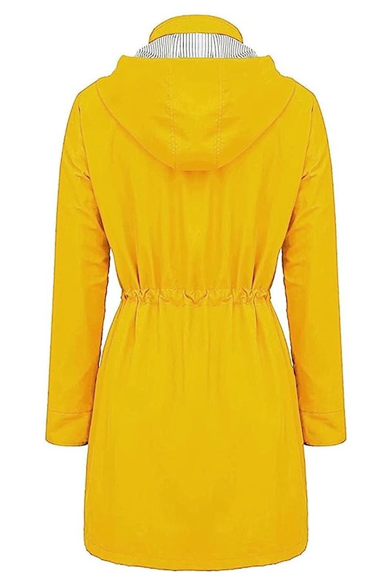 Damjacka med huva | Justerbar midja