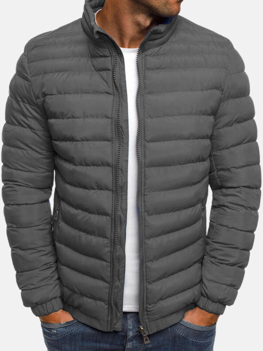 Men's Classic Quilted Jacket | Collar