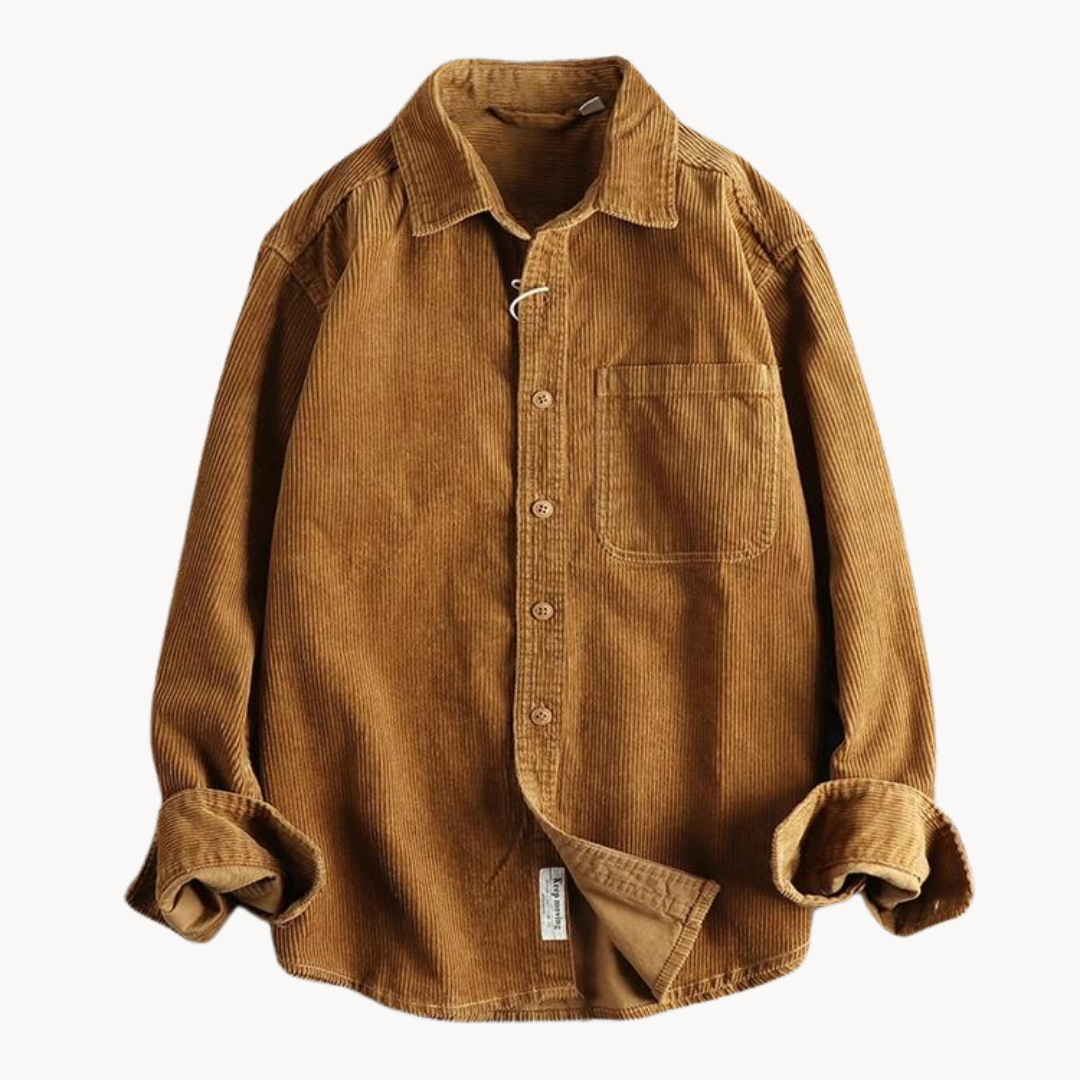 Camisa Casual Abotonada de Hombre | Con Bolsillo