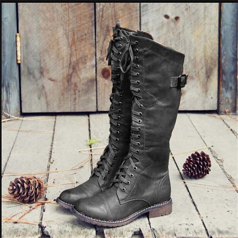 Women's Tall Boots | Lace-Up