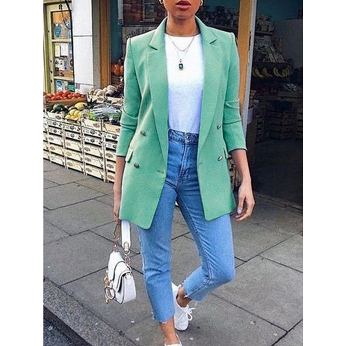 Women's Mid-Length Blazer | Everyday Look