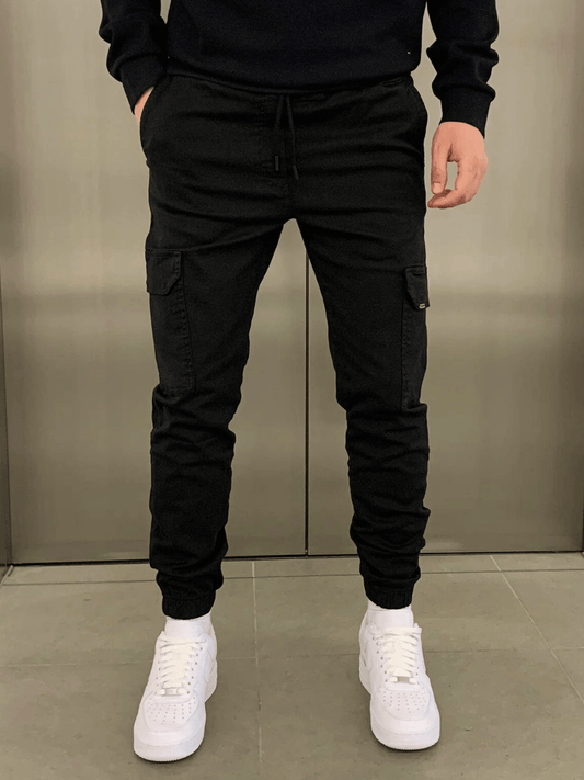 Heren Jogger Cargo Broek | Verstelbare Taille