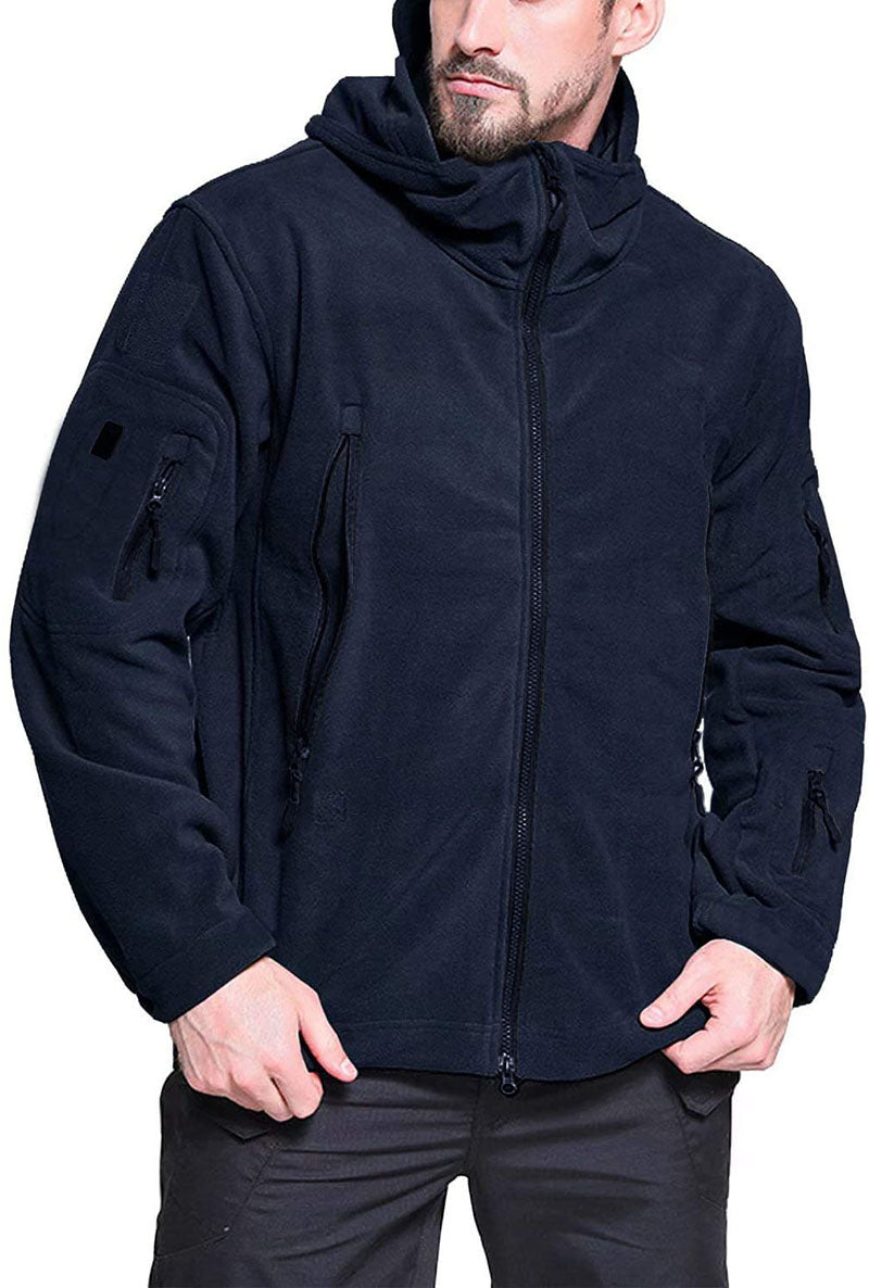Herre udendørsjakke med fleecefor | Casual