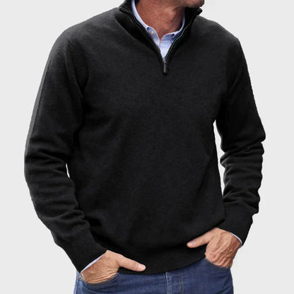 Men's Classic Half-Zip Sweater