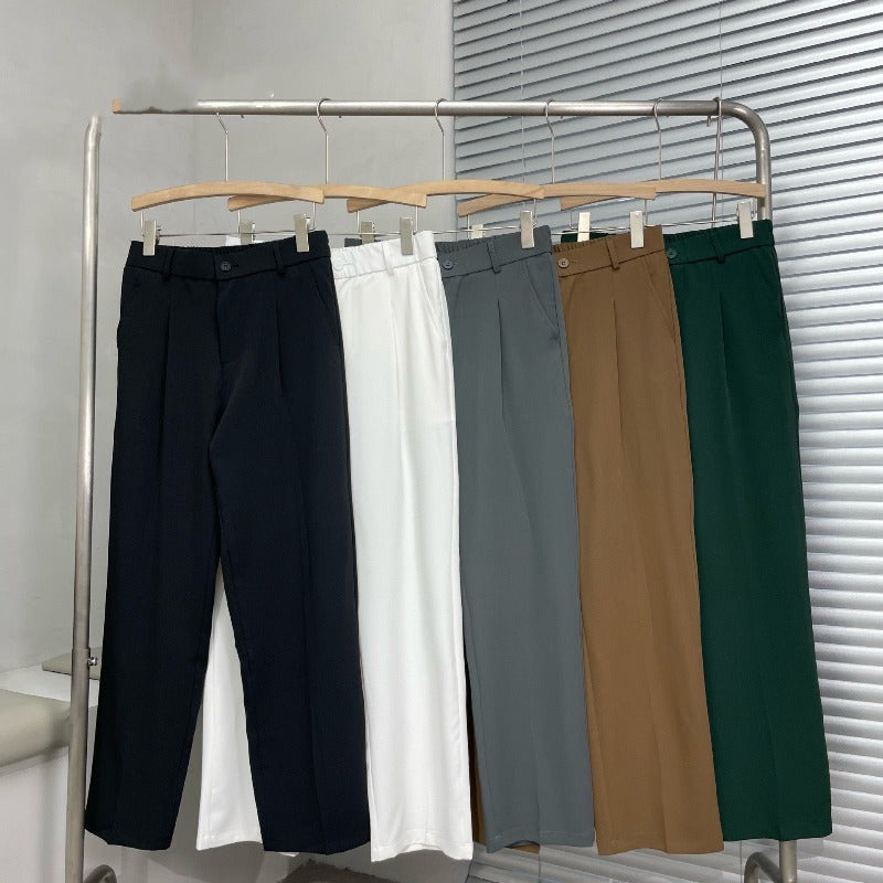 Pantalones Casuales de Oficina para Hombre | Corte Recto