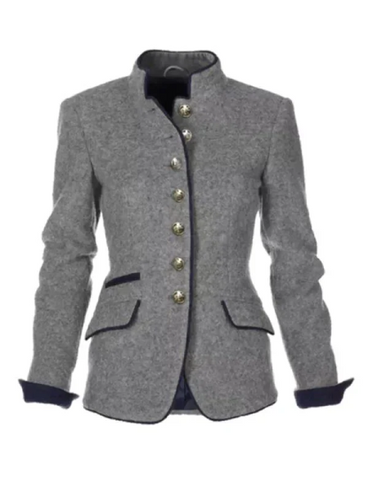 Women's Vintage Style Blazer | Button Closure