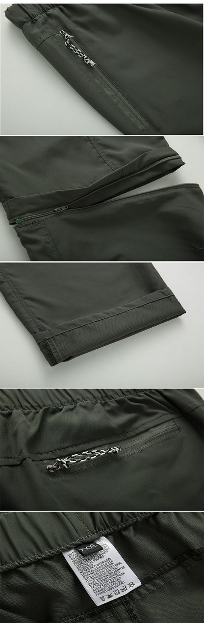 Pantalons d'extérieur zippés pour homme | multifonctions