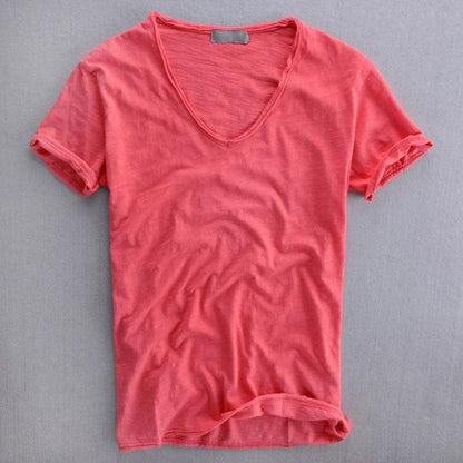 Herrt-shirt | V-ringning