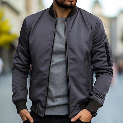 Chaqueta Bomber de Hombre | Bolsillo con Cremallera