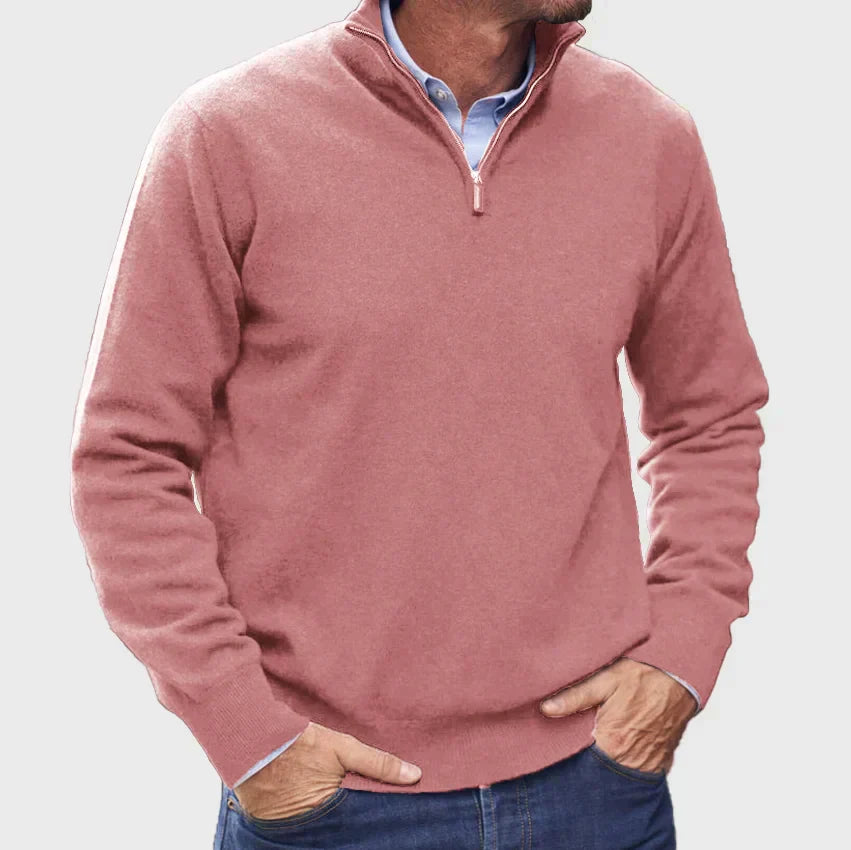Men's Classic Half-Zip Sweater