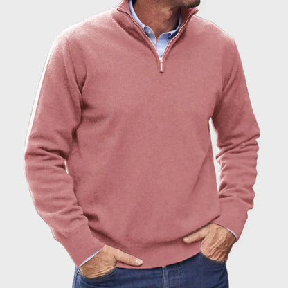 Men's Classic Half-Zip Sweater