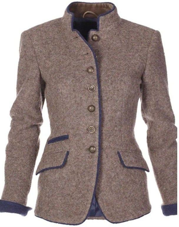 Women's Vintage Style Blazer | Button Closure
