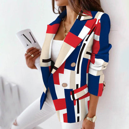 Dame Blazer med Stor Krave | Ternet