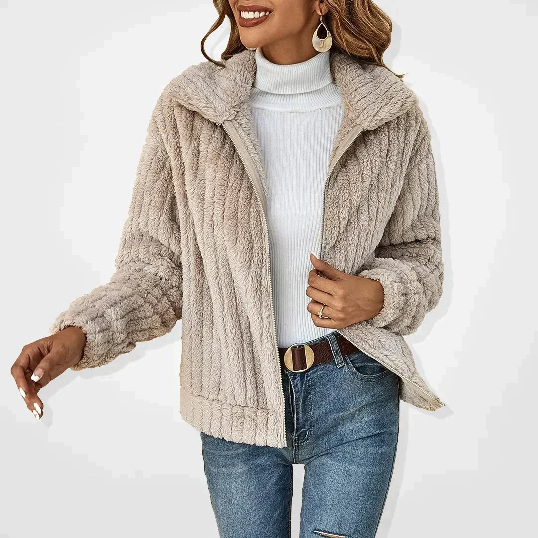 Women's Zipper Cardigan | Soft