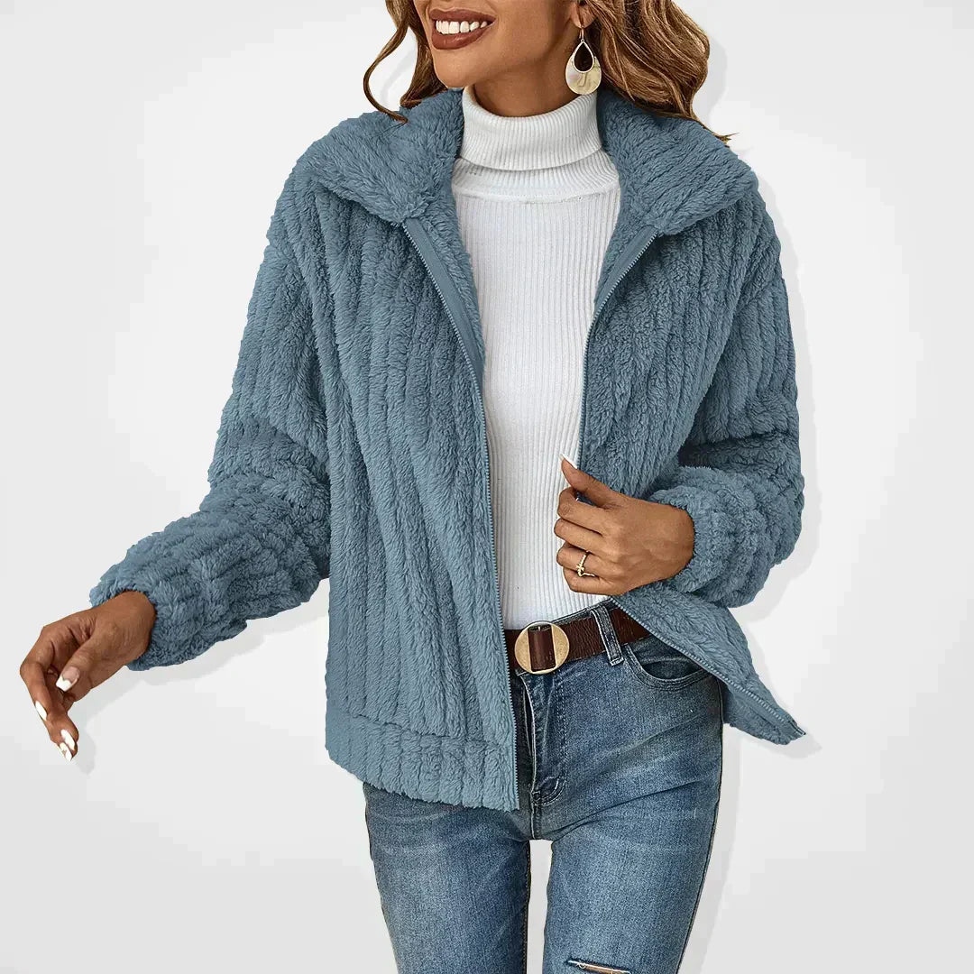 Women's Zipper Cardigan | Soft