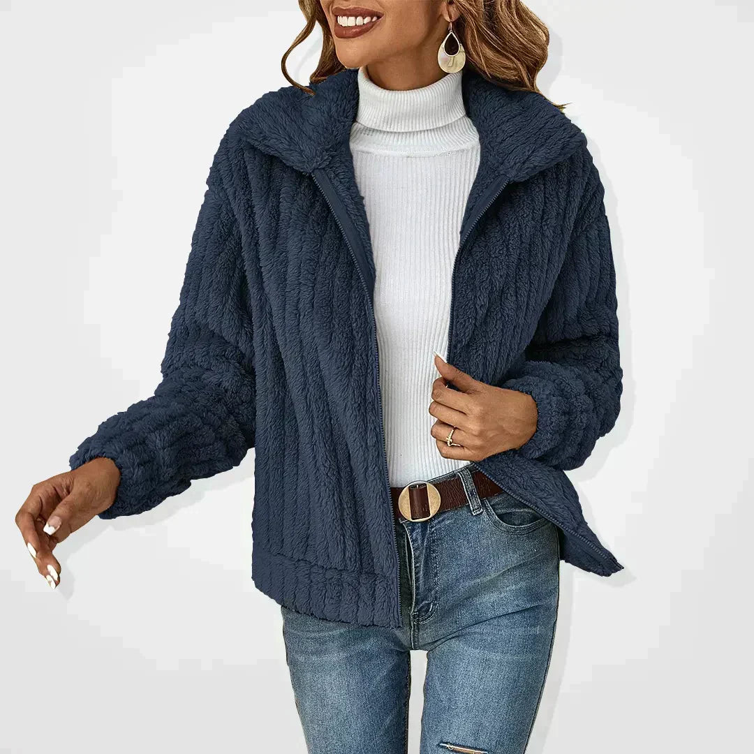Women's Zipper Cardigan | Soft