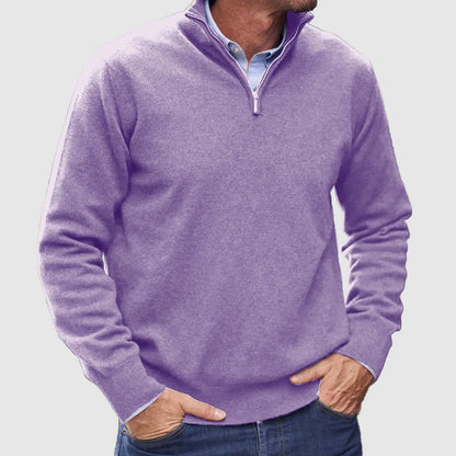 Men's Classic Half-Zip Sweater