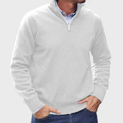 Men's Classic Half-Zip Sweater