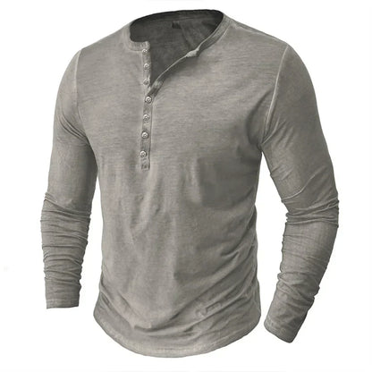 Chemise Henley pour Homme | Manches Longues