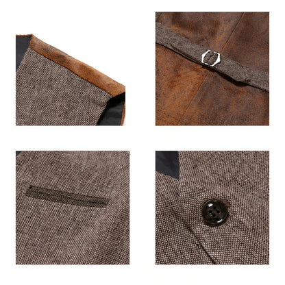 Herre Vintage Vest | V-udskæring