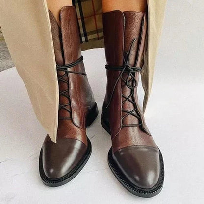 Damskor med klack och snörning | Boots