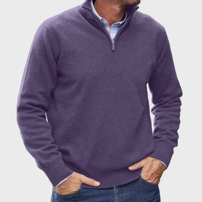 Men's Classic Half-Zip Sweater