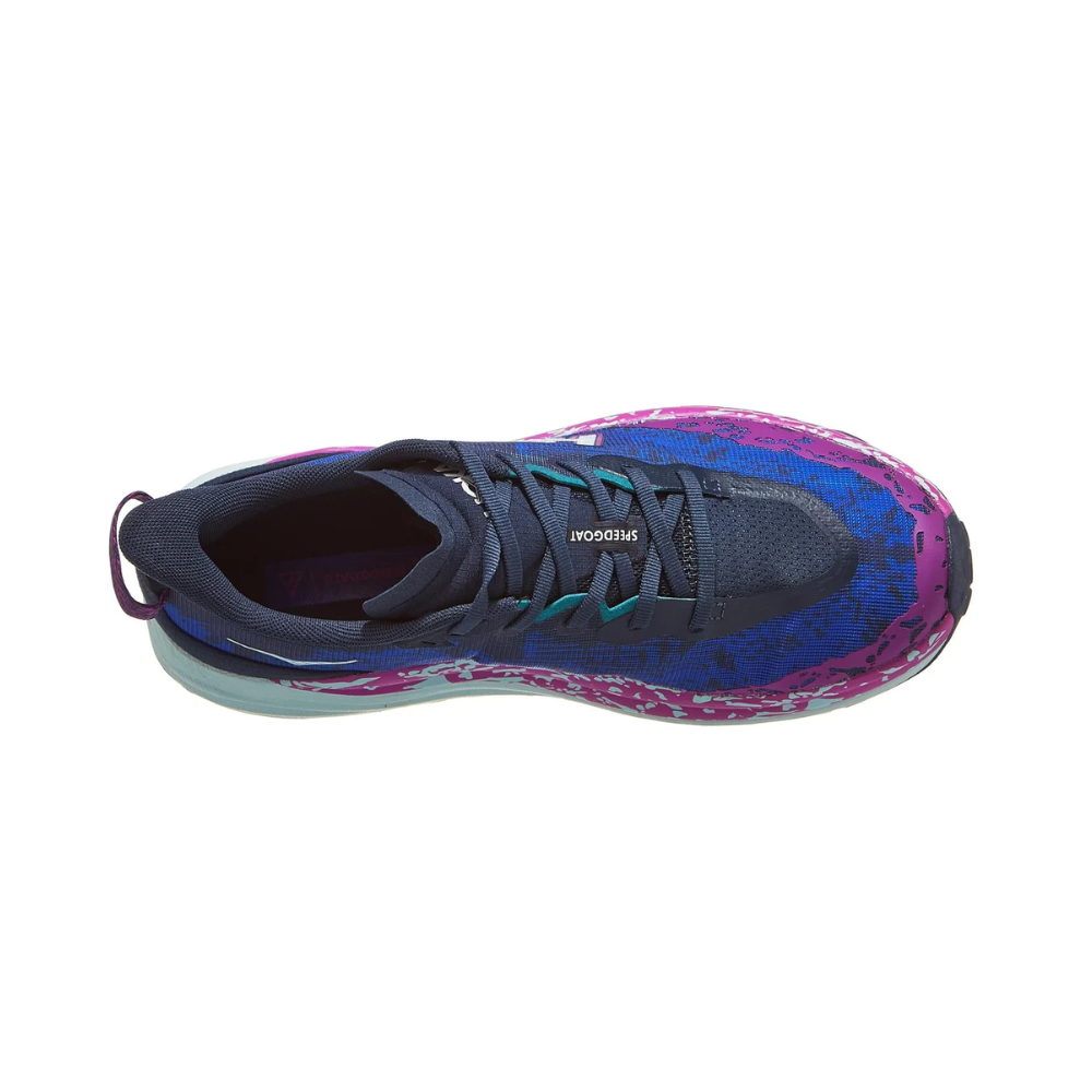 Hoka Speedgoat 6 trailsko med let stødabsorbering og forstærket greb