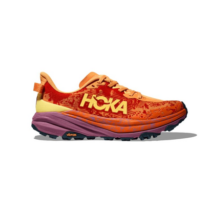 Hoka Speedgoat 6 trailsko med let stødabsorbering og forstærket greb