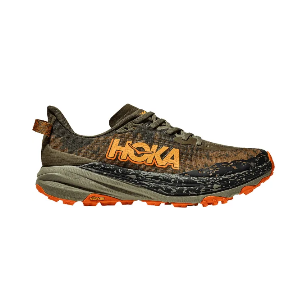 Hoka Speedgoat 6 trailsko med let stødabsorbering og forstærket greb