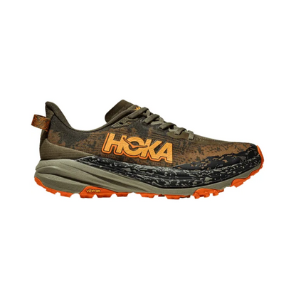 Hoka Speedgoat 6 trailsko med let stødabsorbering og forstærket greb