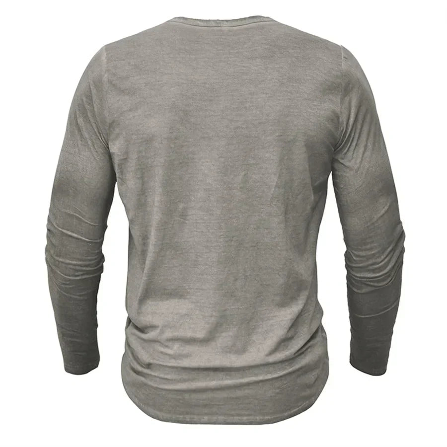 Chemise Henley pour Homme | Manches Longues