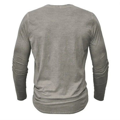 Chemise Henley pour Homme | Manches Longues