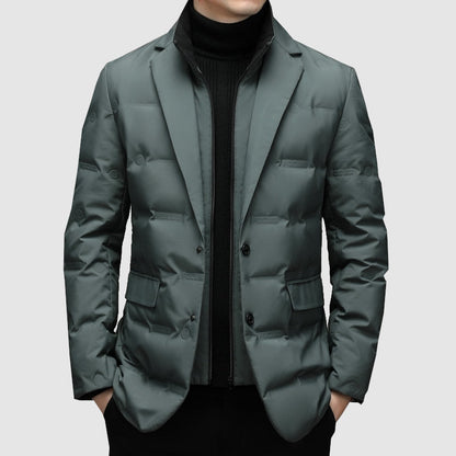 Chaqueta Acolchada de Hombre de Media Estación | Blazer