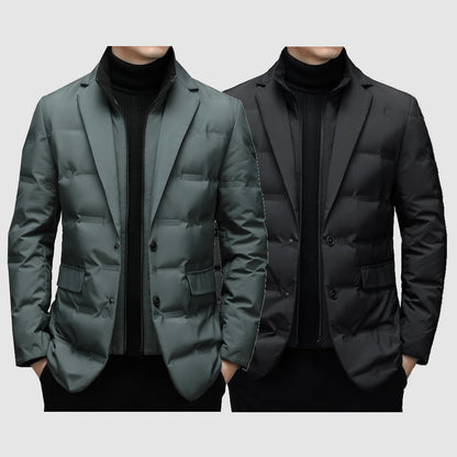 Chaqueta Acolchada de Hombre de Media Estación | Blazer