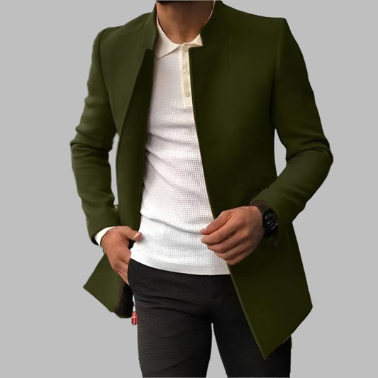 Men's Buttonless Coat | Slim Fit