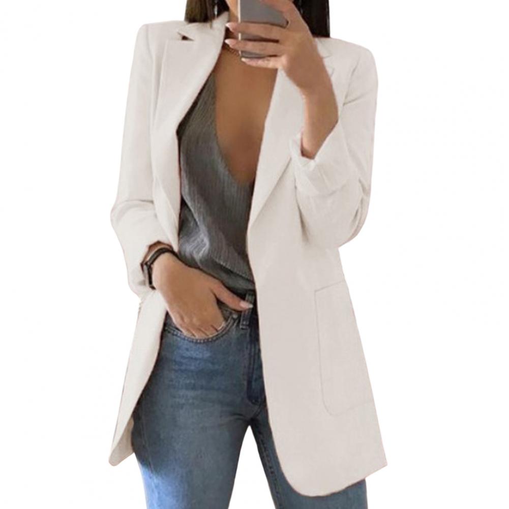 Damesblazer met Één Knop | Oversized