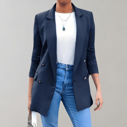 Women's Double-Breasted Blazer | Narrow Lapel