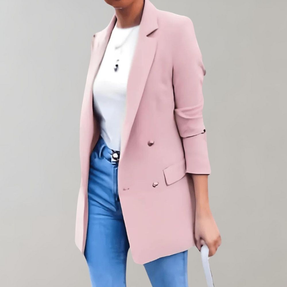 Women's Double-Breasted Blazer | Narrow Lapel