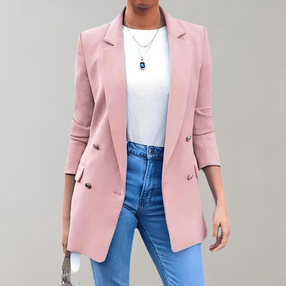 Women's Double-Breasted Blazer | Narrow Lapel