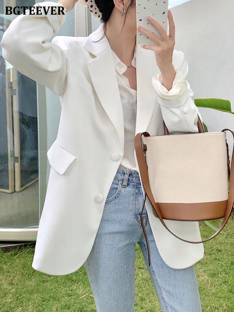 Oversize damblazer | Avslappnad passform