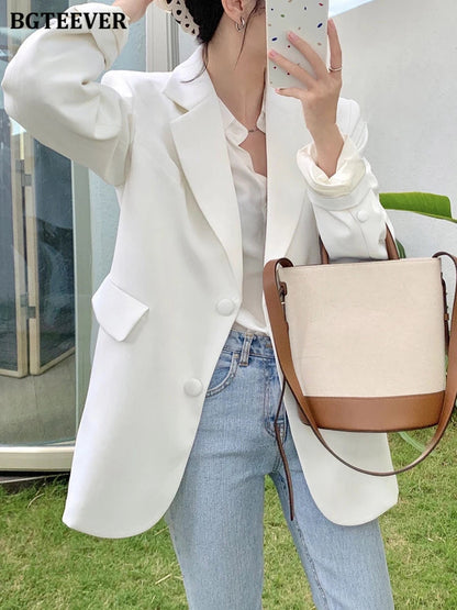 Oversize damblazer | Avslappnad passform