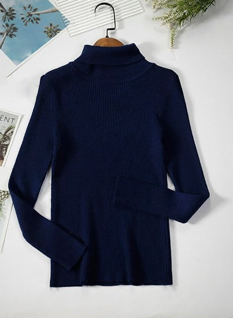 Suéter de Mujer de Cuello Alto | Corte Ajustado