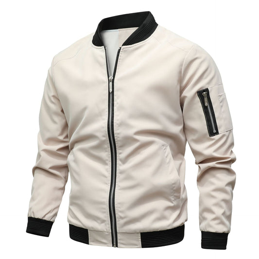 Chaqueta Bomber de Hombre | Bolsillo con Cremallera