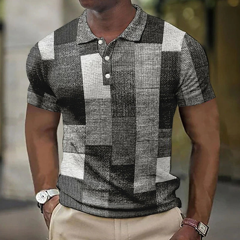 Herre polo | Patchwork-design