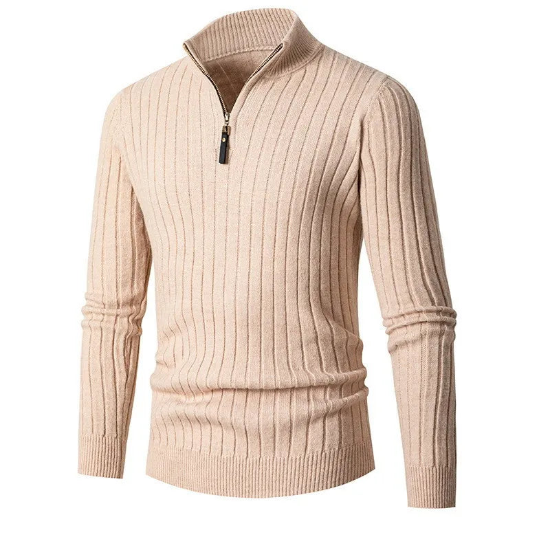 Pull homme à demi-zip | Coupe slim