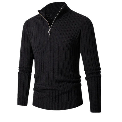 Pull homme à demi-zip | Coupe slim