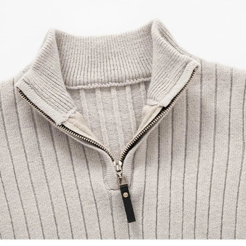 Pull homme à demi-zip | Coupe slim