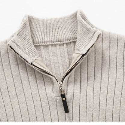 Pull homme à demi-zip | Coupe slim