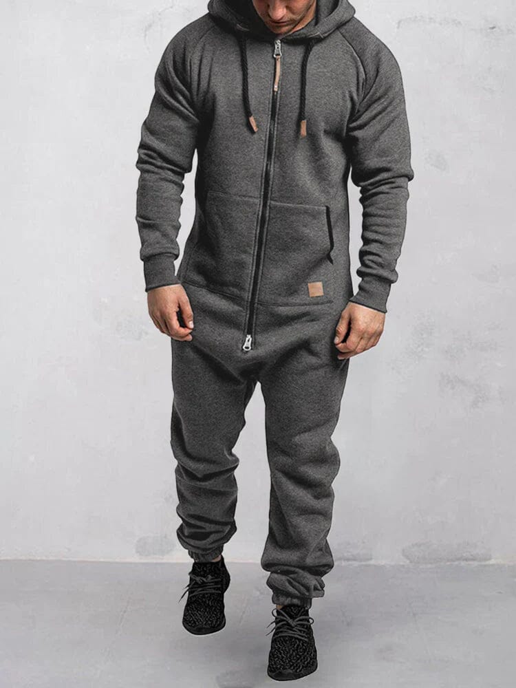 Men’s Jumpsuit | Hooded with Zipper